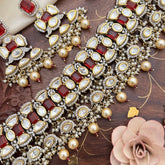 Exclusive Bridal Victorian Diamond High Neck Choker-VV1922
